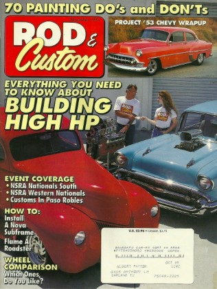 ROD & CUSTOM 1993 NOV - HOW TO PAINT FLAMES, POWER-MAKING HOT ROD PARTS